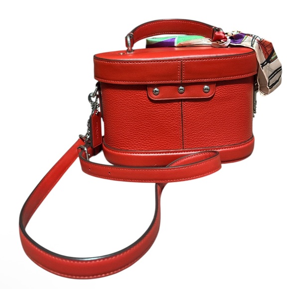 Limited Edition Coach Georgie Red Crossbody Bag NWOT - Picture 2 of 7